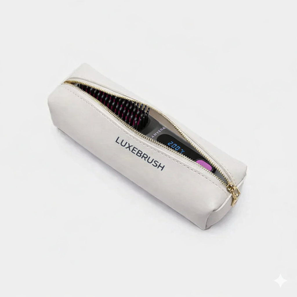 LuxeBrush Travel Pouch