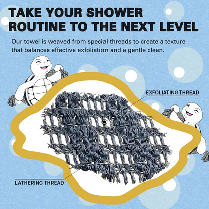 Luveario Exfoliating Shower Towel