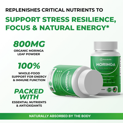 Pure RosaBella  Moringa Supplement - 90+ Essential Nutrients in Every Serving