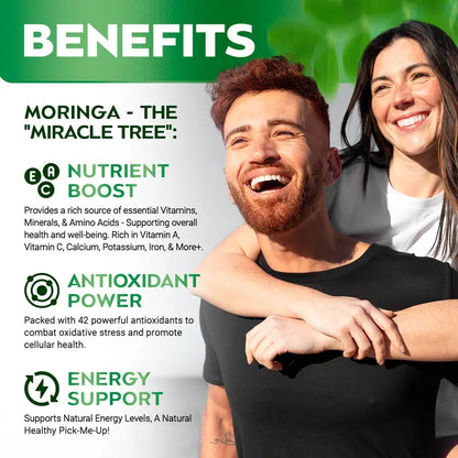 Pure RosaBella  Moringa Supplement - 90+ Essential Nutrients in Every Serving