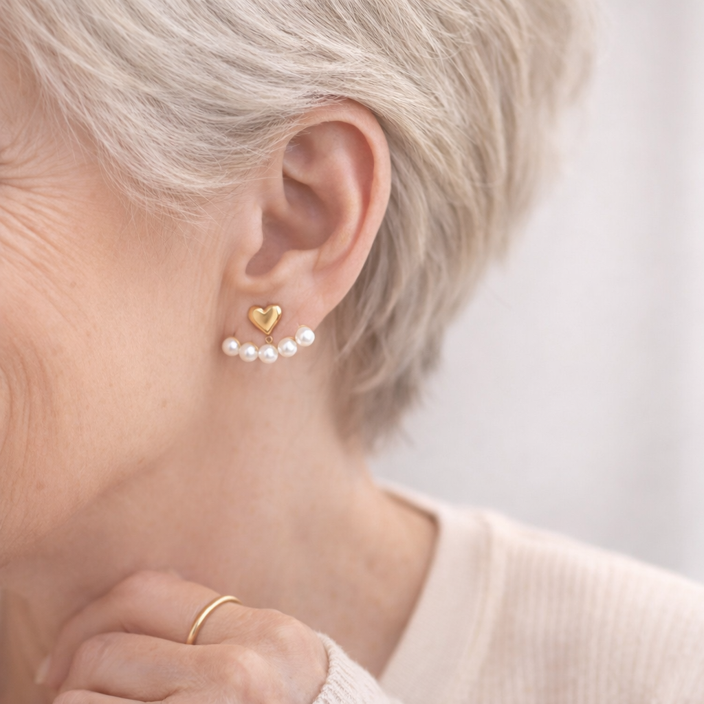 Pearl Stud Earrings