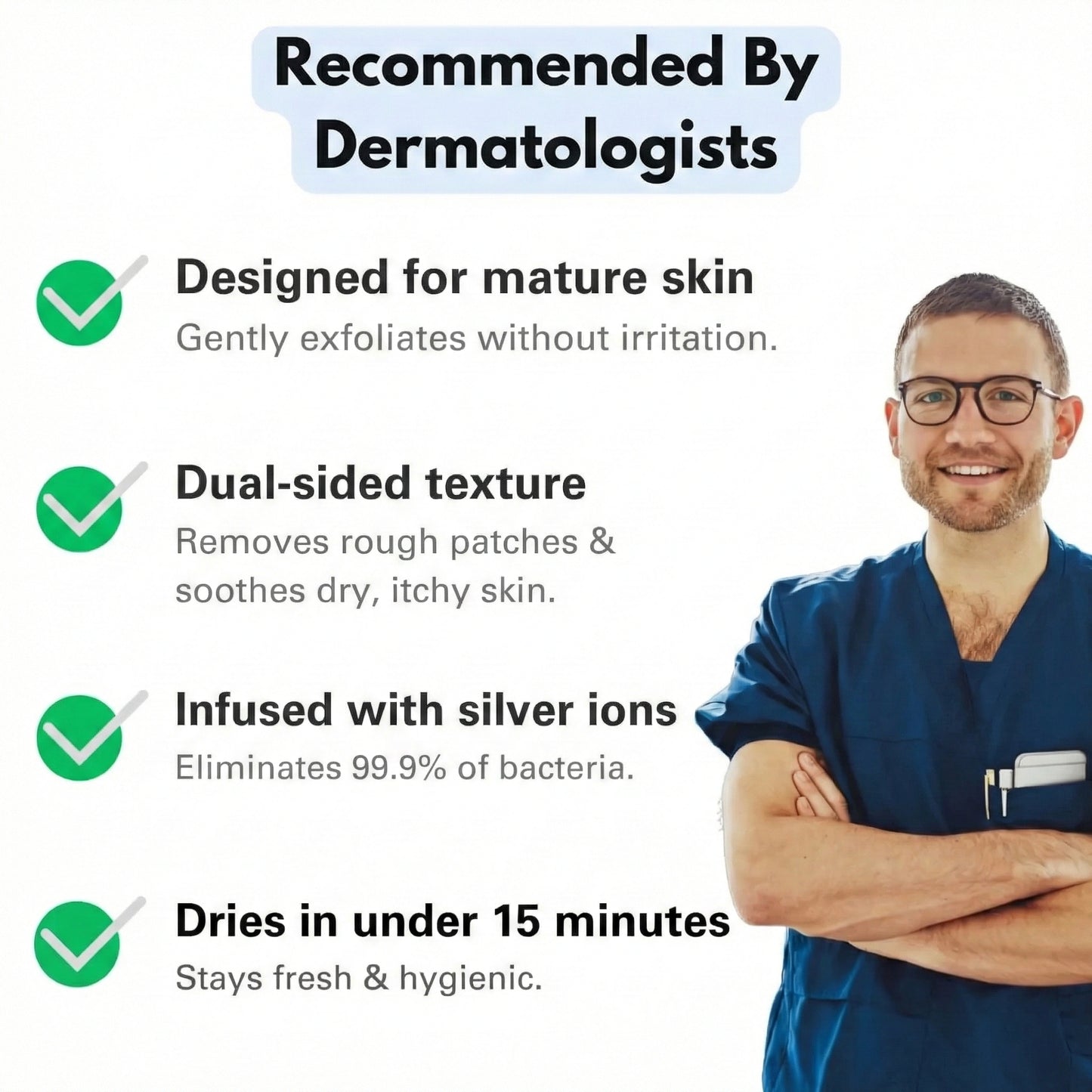 Luveario Exfoliating Shower Towel