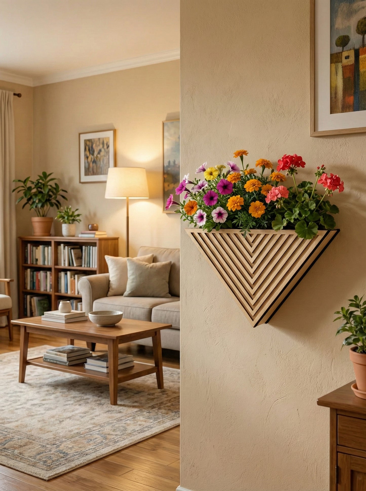 BurlyWood Wall Planter