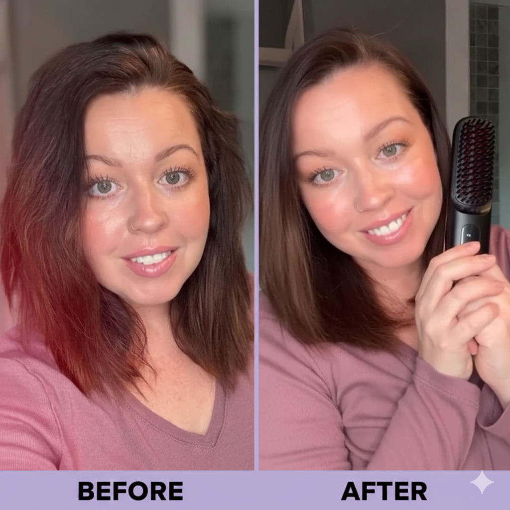 LuxeBrush Pro - The Short Hair Expert