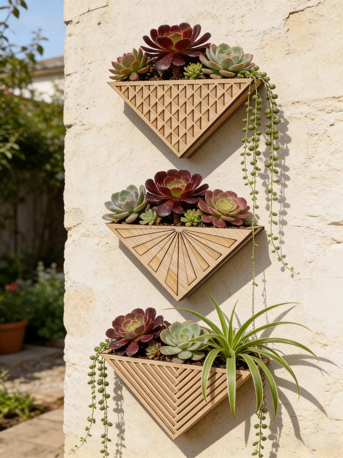 BurlyWood Wall Planter