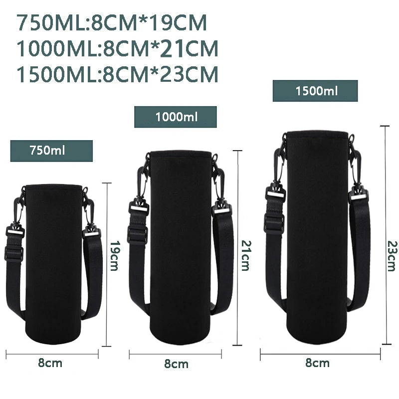Black Protective Bottle Sleeve