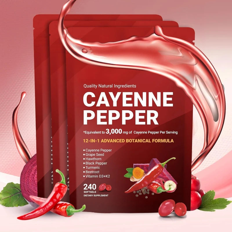 Cayenne Pepper Softgels Supplement