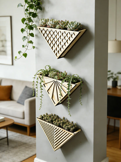BurlyWood Wall Planter