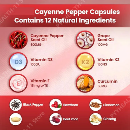 Cayenne Pepper Softgels Supplement