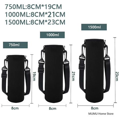 Black Protective Bottle Sleeve