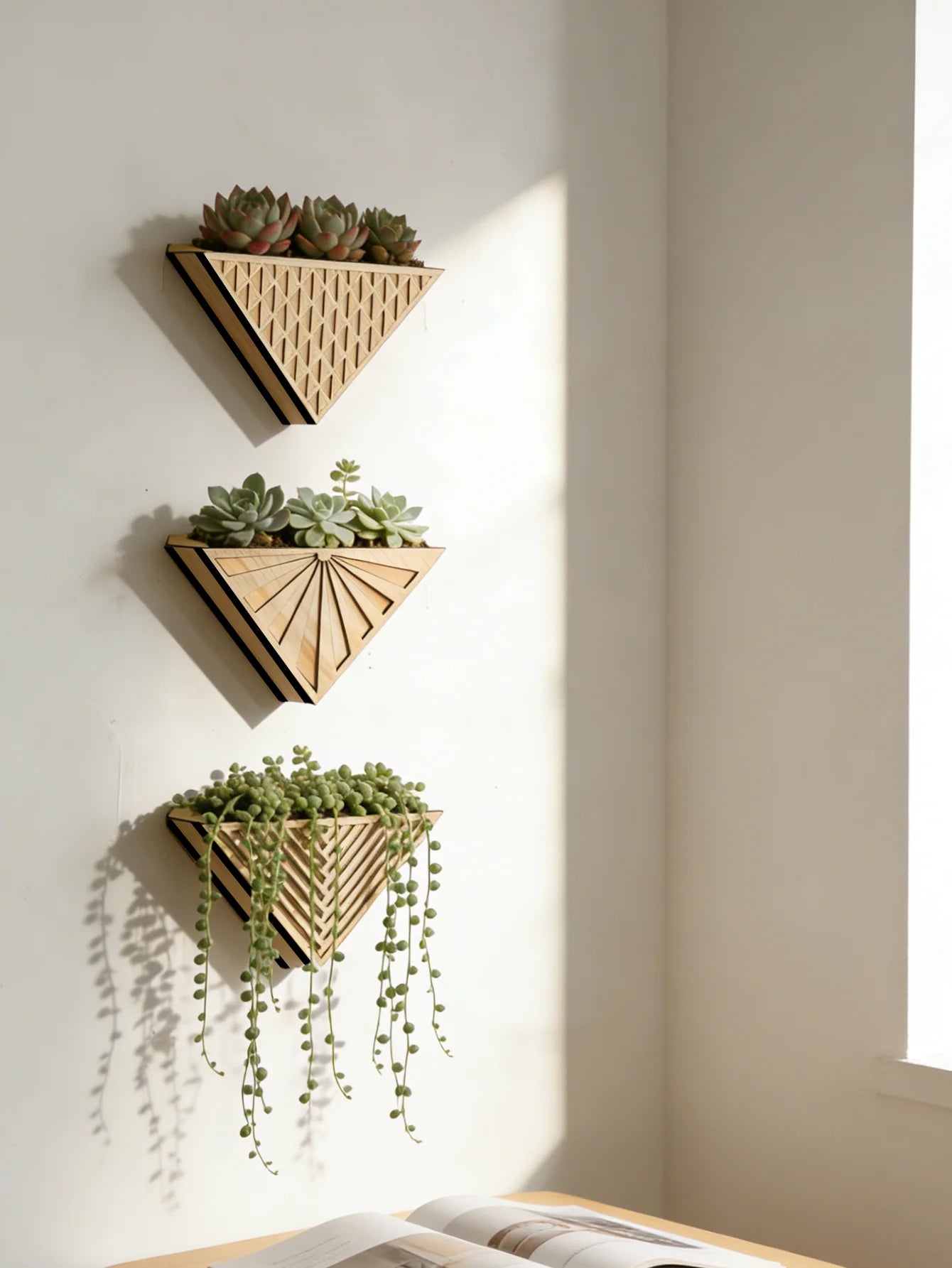 BurlyWood Wall Planter