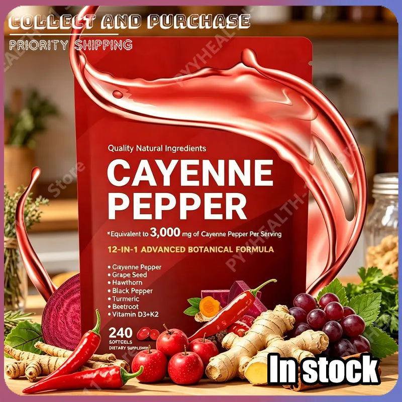 Cayenne Pepper Softgels Supplement