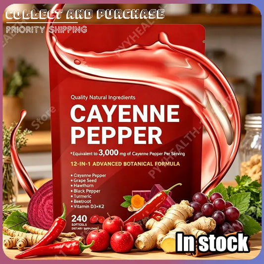 Cayenne Pepper Softgels Supplement