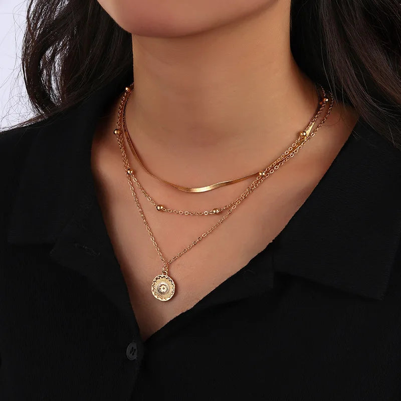 New Stainless Steel Cross Pendant Necklace for Men Women Minimalist Gold Color Jewelry Male Female Necklaces Chokers Gifts 2025