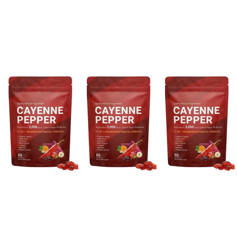 Cayenne Pepper Softgels Supplement