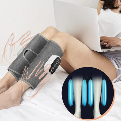 Wireless 360° Air Pressure Calf Massager Eletric 3 Mode Airbag Compresstion Leg Massage Foot Calf Muscle Relax Blood Circulation