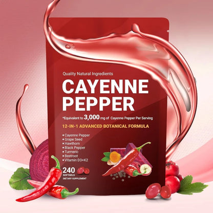 Cayenne Pepper Softgels Supplement