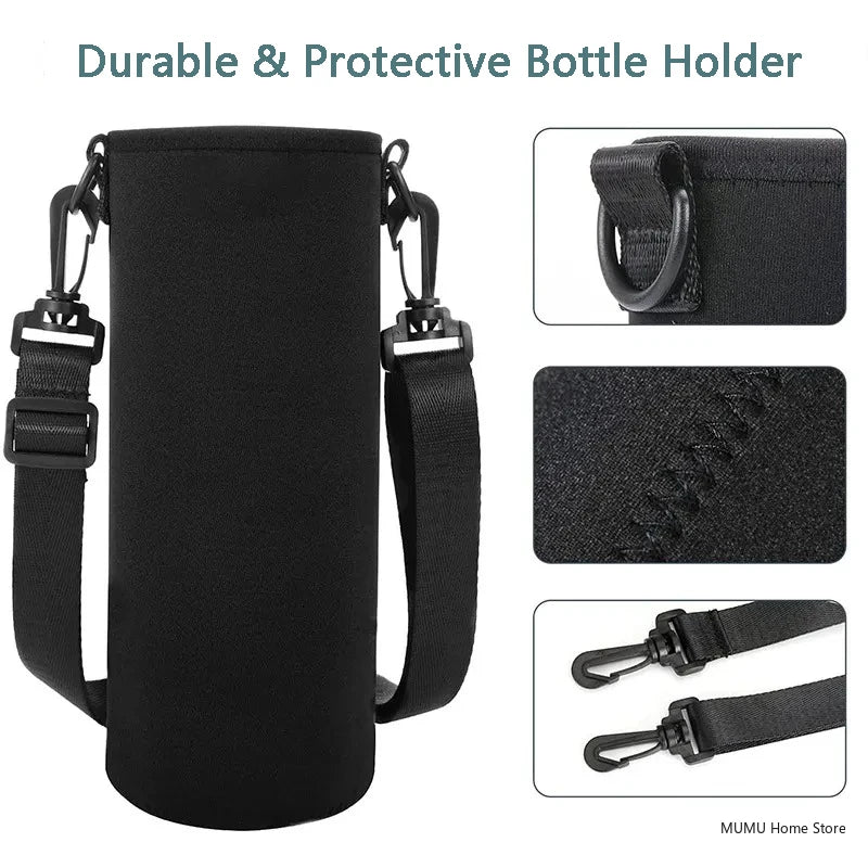 Black Protective Bottle Sleeve
