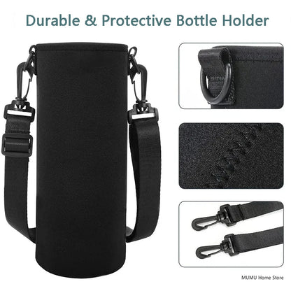Black Protective Bottle Sleeve