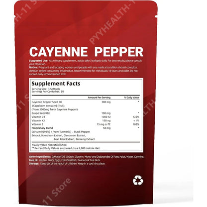 Cayenne Pepper Softgels Supplement