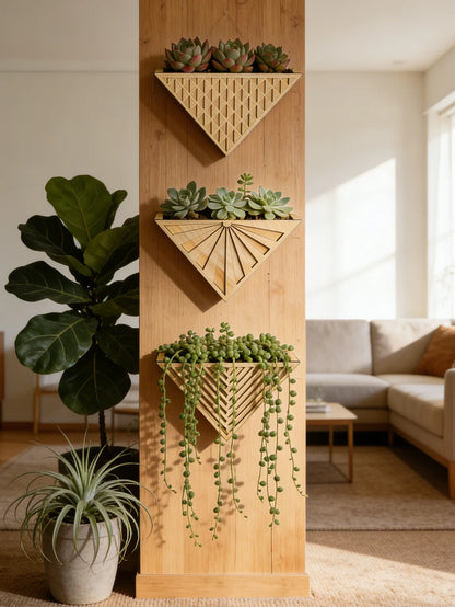 BurlyWood Wall Planter