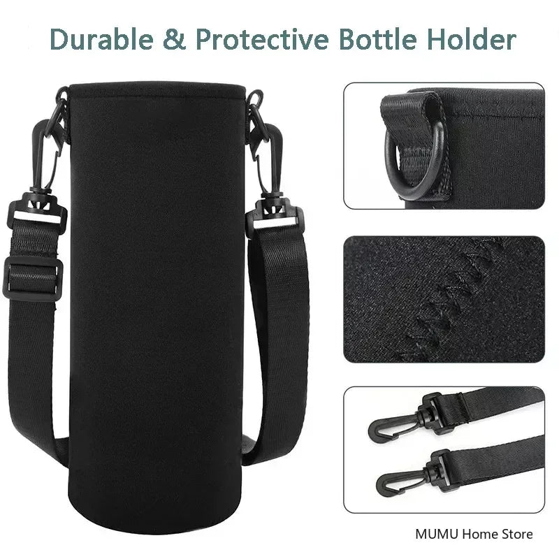 Black Protective Bottle Sleeve