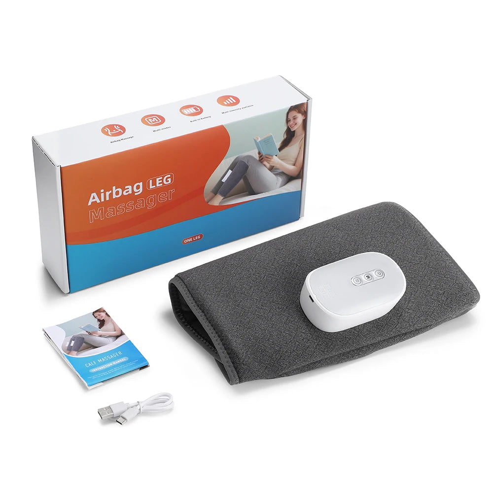 Wireless 360° Air Pressure Calf Massager Eletric 3 Mode Airbag Compresstion Leg Massage Foot Calf Muscle Relax Blood Circulation