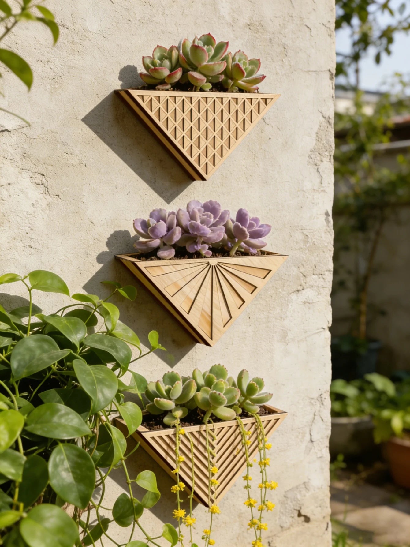 BurlyWood Wall Planter