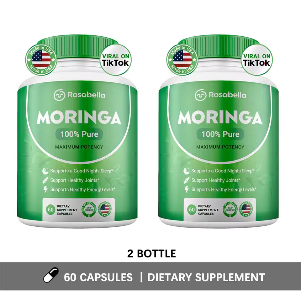 Pure RosaBella  Moringa Supplement - 90+ Essential Nutrients in Every Serving